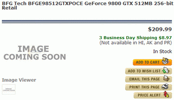 bfg GeForce 9800 GTX